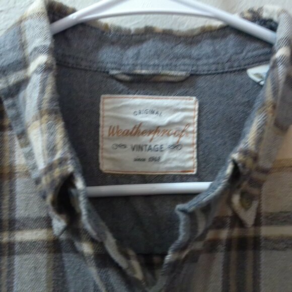 Weatherproof Vintage Plaid Flannel Shirt – Men’s Large - Picture 2 of 3